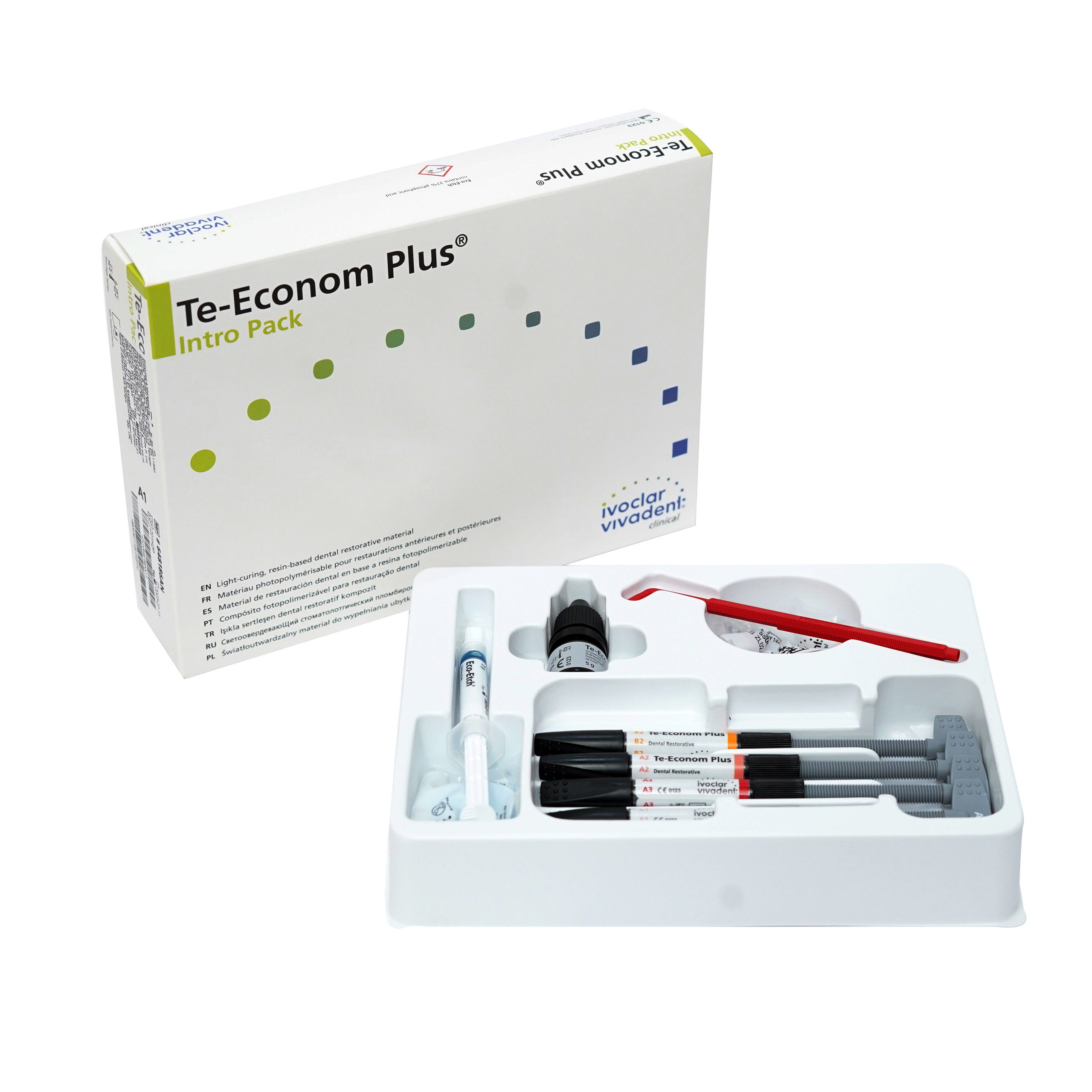 Ivoclar Te econom 4 syringe ,bond ,Etchant and Applicator